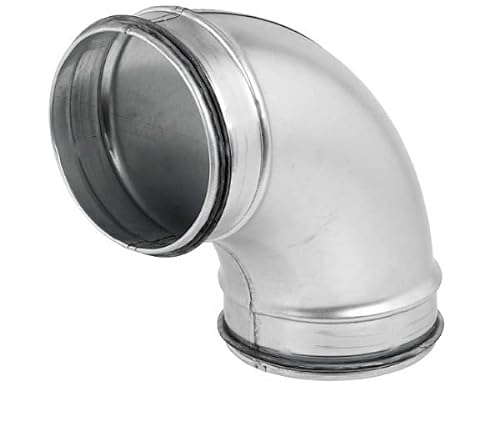 Intelmann Wickelfalzrohr Bogen Ø 100 mm 90° (80 100 125 150 160 180 200)