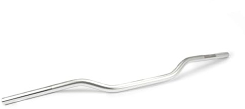 Manubrio Moto 22mm,Manubri Piega Bassa 7/8 Universale für SX EXC CRF YZF KXF KLX RMZ DRZ Pit Bike Dirt Bike ATV Quad Motocross-Argento