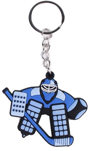 XINYIN Ice Hockey Sport Pendant Key Ring Cartoon Winter Sports Charm Key Ring Car Key Holder Bag Pendant Handbag Accessories Ice Hockey Keyring
