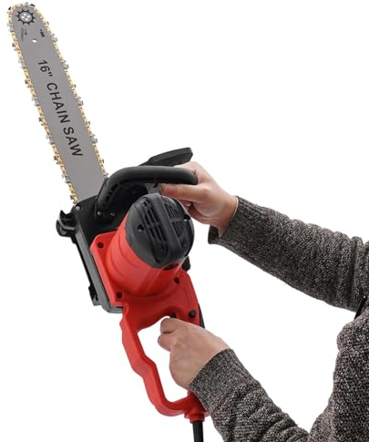 vinnyooc 16 Pollici 2000W Motosega Elettrica 650m/min Motosega A Catena Da Giardino Motosega A Mano Seghe Elettriche Per Il Taglio Del Legno