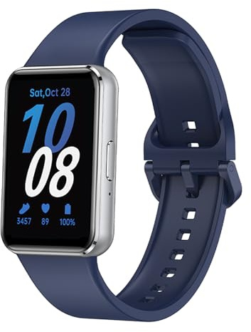 Issinlky Armband für Samsung Galaxy Fit 3, weiches Silikonarmband für Samsung Galaxy Fit 3 SM-R390 Herren Damen