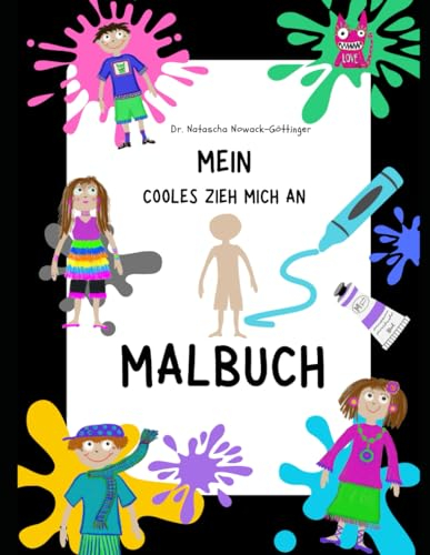 Mein cooles Zieh mich an Malbuch