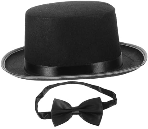TINEASUR Sombrero De y Pajarita Accesorio De Detective Kit De Herramientas Juego De Simulación Para Adultos