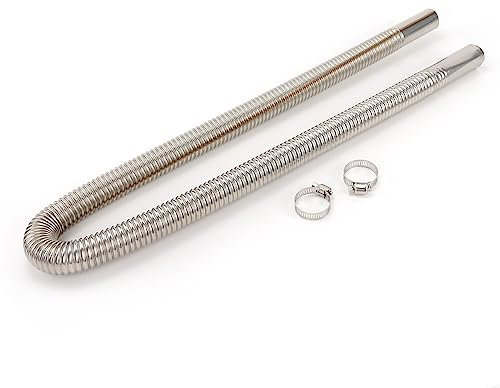 Tubo flessibile di sfiato del gas del tubo di scarico del tubo di scarico dell'acciaio inossidabile del riscaldatore di parcheggio diesel dell'aria da 100 cm compatibile for il riscaldatore dell'auto