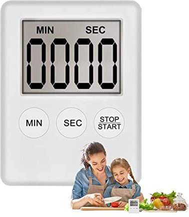 timer digitale timer campanello magnetico posteriore con funzione di memoria, timer di classe a batterie per i compiti, lavarsi i denti