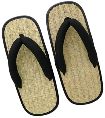APLVFFZH Sandalias japonesas tipo zuecos tradicionales para hombre y mujer, zapatos japoneses, zapatillas para playa, 36 37