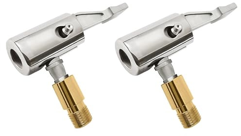 Bamyli 2 Stück Autoventil Adapter, Luftpumpe Adapter Für Bosch Easy Pump, Autoventil Hebelstecker Für Bosch Luftpumpe, Fahrradventil Adapter Für Auto Und Fahrrad Reifenfüllnippel