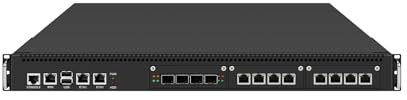 1U Firewall Appliance XEON Server with IPMI, PFSense, Mikrotik, OPNsense, VPN, Dual E5 2699 V4 CPU, RJ66, C612, 2 x 1GbE LAN, 4 x X710 SFP+, 8 x 2.5GbE LAN, 0 RAM, 0 Storage, Barebone No System