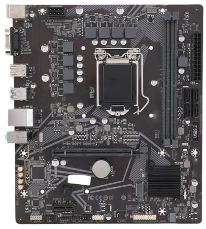 Carte Mère H510M S2, LGA1200 64 Go DDR4, 2 X DIMM, Clavier de Jeu, Processeurs Core 10e et 11e Génération, 4 Ports SATA III, Sortie DVI, Emplacement M.2, Plaque E/S PCIe