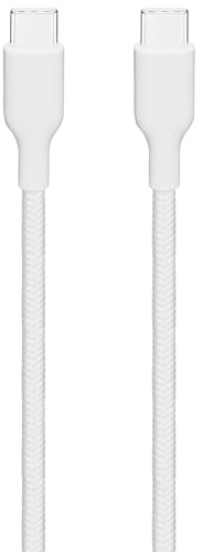 Best Buy essentials Phone Charging Cables & USB Accessories – Lightning, USB-C & USB Cables, USB Hubs & Power Accessories (USB-C to USB-C Cable, 10 ft (WHT))