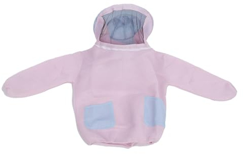 Mavaol Imkerjacke mit Schleier, atmungsaktives Netzgewebe, belüftete Bienenjacke aus Baumwolle, stilvoller Imkeranzug für Damen