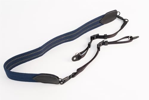 Domke 1.5-Inch Web Strap with Swivel for Mirroless Cameras, DSLR's, SLR'S, and Binnoculars - Navy