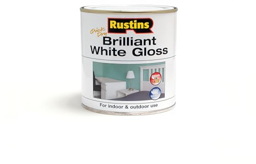 RUSTINS Brilliant White Gloss Paint 250ml
