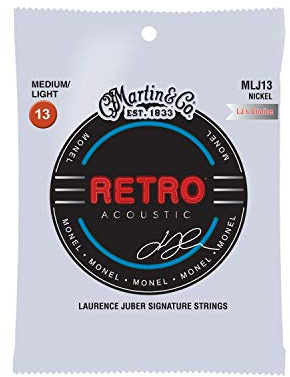 Martin Retro Monel Strings - LJ's Choice Medium/lätt (13-56)