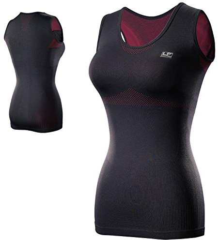 LP SUPPORT 236Z EmbioZ Damen Support Compression Top, Größe:L, Farbe:schwarz