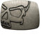 Xwest Vintage Skull Belt Buckle Cowboy Buckles Gürtelschnallen