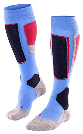 FALKE Damen Skisocken SK4 W KH, 1 er Pack, blue note, 37-38