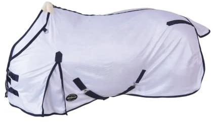 Tack Shack of Ocala - Reinsman Circle Y Atmungsaktives Mesh Fliegenlaken, Fliegenlaken für Pferde, Mesh Fliegentuch, Fliegentuch, Atmungsaktives Bequemes Fliegentuch (81)