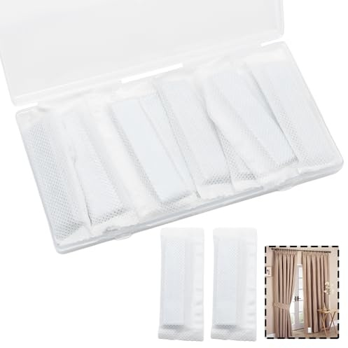 Pine & Linen 14 Pack Curtain Weight, Weight Cloth Curtain Weights for Home, Heavy Iron Weights Drapery Accessories, 28g Each for Home Office Hotel Curtains/Tablecloths