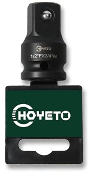 Impact Socket Adapter, 1/2 Drive Female 3/4 Male Drive Socket Reducer Wrench Adapter, Cr-Mo Steel,Socket Adapter Set for Impact Driver Conversions