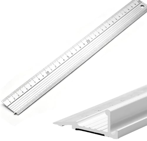 Aluminium Cutting Ruler,30cm Professional Metal Ruler