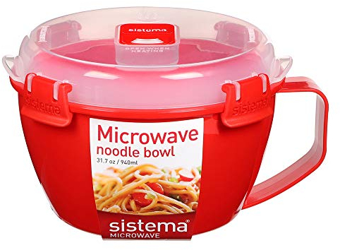 Sistema to go microwave noodle Bowl, rosa, 940 ml/898,7 gram