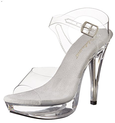 Pleaser Fabulicious Women's Cocktail-508 Ankle-Strap Sandal