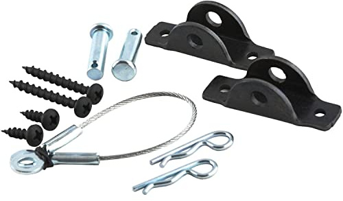 Hangman TK400L All-Steel Anti-Tip Kit for Furniture, Black, 7.50in. x 3.70in. x 0.80in.