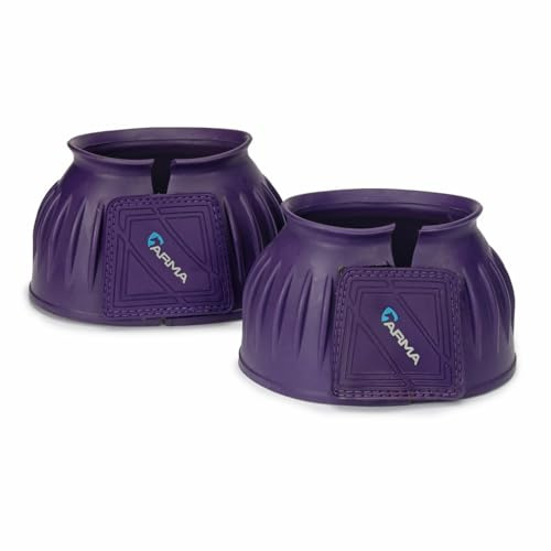 Shires ARMA Touch Close Over Reach Boots Full Size Purple