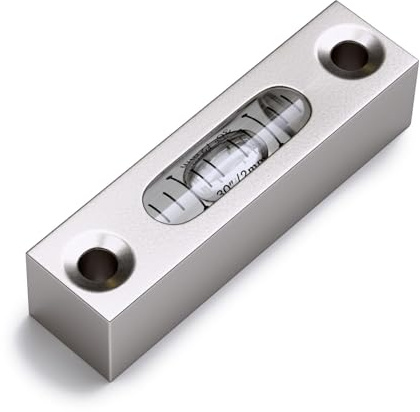 Livello di Precisione del Metallo, livella a bolla, fiale tubolari, fiala a cilindro, sensibilità autolivellante accurata, MGV-581514-CS