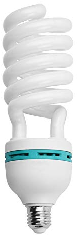 Andoer Photography Luce diurna, Lampada fluorescente a spirale 5500K 135W Luce diurna CRI90 Presa E27 Risparmio energetico per fotografia in studio Illuminazione video