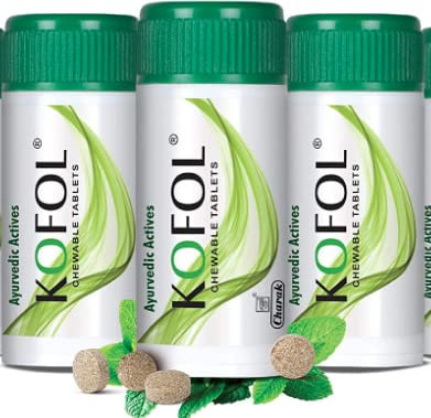 CloudBazaar 247 Kofol 60 chewable tabs x 3 - for Cough, Cold, Sore Throat - Sugar Free