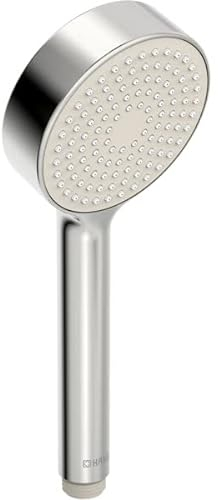 HANSA BASICJET ECO Duschkopf einstrahlig I Handbrause Dusche | Wassersparend mit EcoFlow-Funktion (9 l/min) I Anti-Kalk Funktion I Brausekopf 95 mm Durchmesser | Standard G 1/2 Anschluss | Chrom