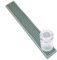 YEYONG Abtropfmatte Schmal Silikon Spülbeckenmatte Abtropfschale für SpüLe Geschirr Abtropfmatte für Küchenspüle, 8x60cm (Grün)