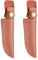 DONGKER 2pcs Leather Knife Sheath, 7 inch Knives Pouch with Belt Loop for Outdoor Cooking Fishing (No Blades