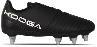 Kooga Kids Power SG Rugby Boots Junior Black/White 5