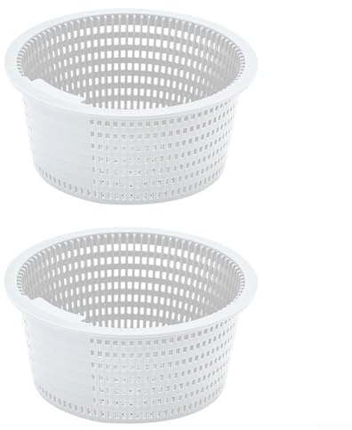 Le panier de filtre de piscine à paroi en acier P06436 offre une performance de filtration fiable (2 pièces)
