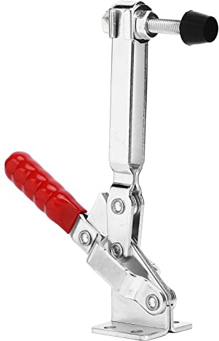 Toggle Clamp Vertical Fast Long Arm Crimping Clamps Heavy Duty Stainless Steel Tool Clamps for Woodworking Fixture and Equipment Installation