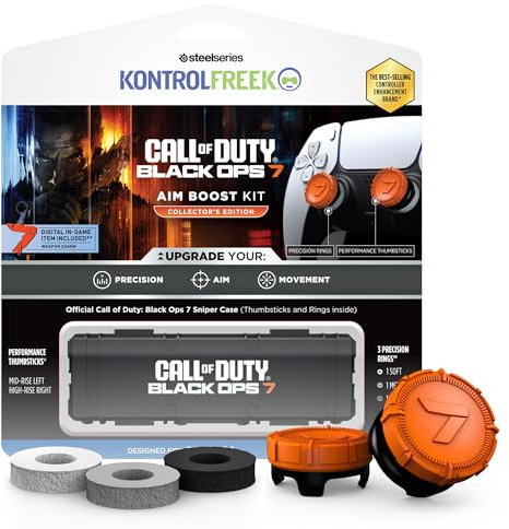 KontrolFreek Call of Duty Aim Box Grips para Mando PS5 | 2x Palancas Altas para PS5 & PS4 | Accesorio PS5 para Máximo Aim Assist