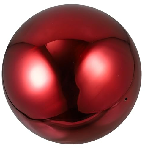 YARNOW Farbiger Reflektierender Ball Aus Edelstahl Polierte Blickkugel 7.09 Zoll Dekorative Metallspiegelkugel Für Garten Terrasse Rasen Wohnaccessoires Und Fotografie