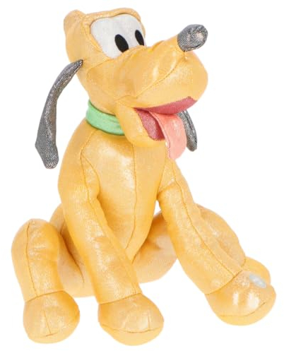 Sambro Mickey Mouse Mickey Mouse 100 Years Anniversary Plush Toy with Sound Barking and Sounds – Height 30 cm, Yellow