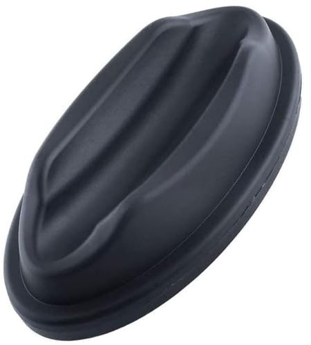 ZEACCT 1-Pack Fahrradvorderrad-Riser-Block, Fahrrad-Anti-Rutsch-Vorderrad-Pad, Fahrradtrainer-Zubehör-Riser-Block, Geeignet für Indoor-Fahrradtraining, Fahrradtrainer-Ständer (Schwarz)