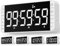 MeesMeek Küchen Uhr Timer: 99h 59min 59sec Countdown/Countup aufladbarer Digitalintervalltimer, 7,8'' großer LED-Bildschirm mit 3 Helligkeitsstufen, 5 Alarmen, 4 Lautstufen, magnetischer (Weiß)