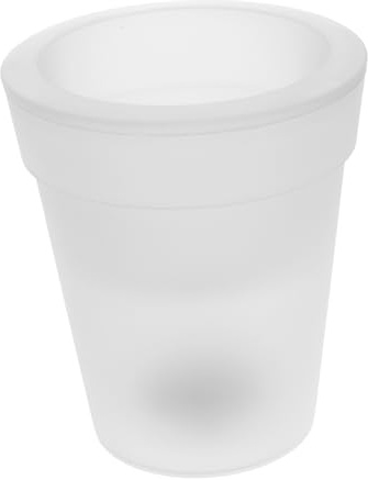 SUPVOX Solar Powered Flowerpot Light Outdoor Waterproof LED Planter with White Light for Garden Home Patio Decorative Illumination