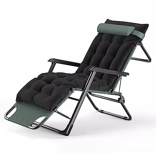 Sedia reclinabile portatile regolabile pieghevole – Sedia a sdraio da giardino per relax all'aperto, piscina, patio, balcone e spiaggia – comoda poltrona verde (modello YH-03)