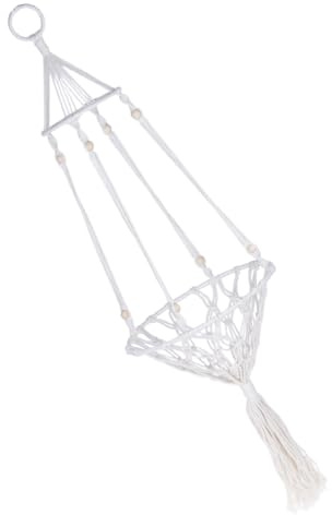 ECVGHD Hamaca colgante para gatos, lugar de descanso para gatos, cama colgante de ganchillo para gatos pequeños