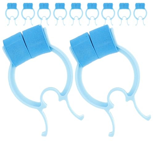 TOKIDNY 15 Pezzi Tappi per Il Naso da Nuoto - Clip per Il Naso Protezione Universale per Immersioni per Adulti e Bambini Sport Acquatici Nuotatori agonisti Cuscinetto Morbido Comfort Blu