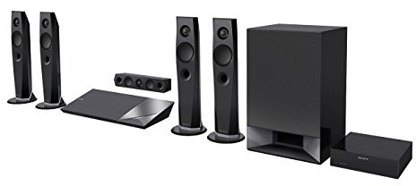 Sony BDV-N7200W Sistema Home Theatre 3D, 5.1 Canali, 1200 W, Audio Hi-Res, NFC, Nero