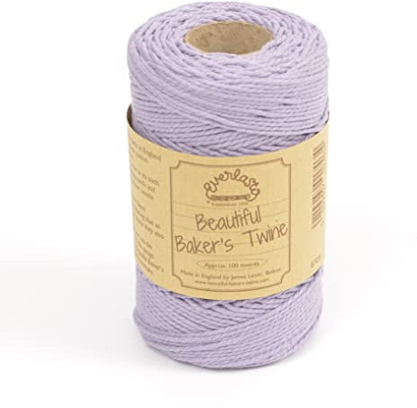 100m - Everlasto 'Solid' Beautiful Baker's Cotton Craft Twine (2mm approx) (HIGHLAND HEATHER)