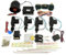 Central locking kit, Riloer remote control central of the car lock lock Keyless Entry System Kit, with Power Central Lock Kit 2 remote control for keyless car + alarm siren
